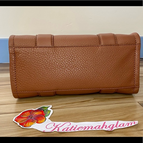 Authentic Marc Jacobs The Leather Mini Tote Bag Argan Oil - Picture 5 of 9